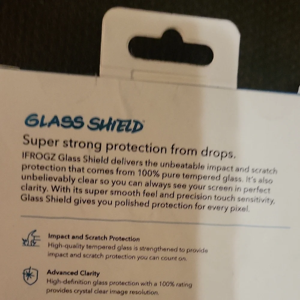Glass Shield Tempered Glass Screen Protector for iPhone 15 Pro Max - Black